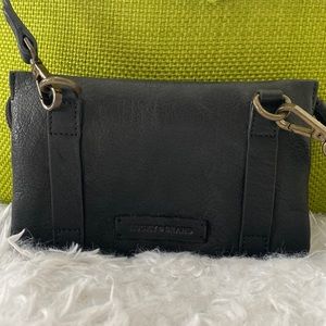 LUCKY Brand  Cross body Messenger  Handbag  NWT  Black Leather